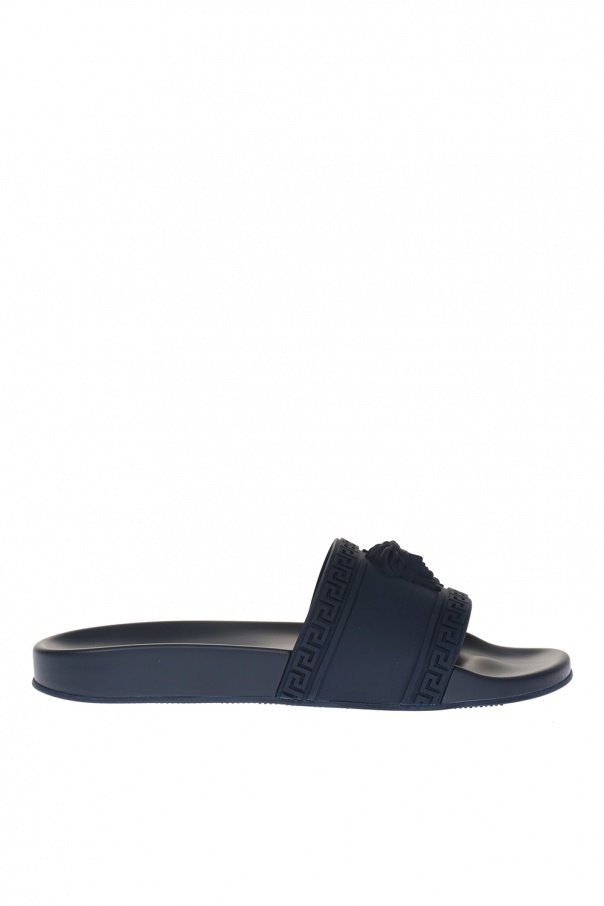 Navy blue versace on sale slides